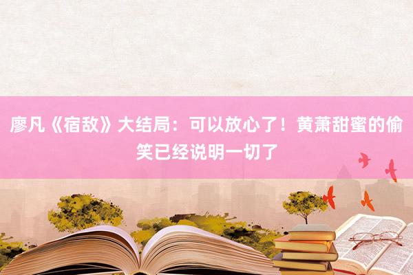 廖凡《宿敌》大结局：可以放心了！黄萧甜蜜的偷笑已经说明一切了