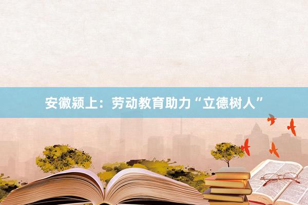 安徽颍上：劳动教育助力“立德树人”